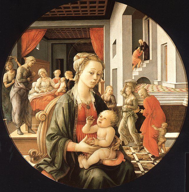 Madonna & Child with Stories from the Life of St. Anne